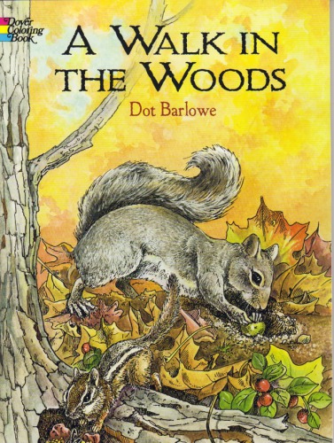 A Walk In The Woods Coloring Book Dot Barlowe