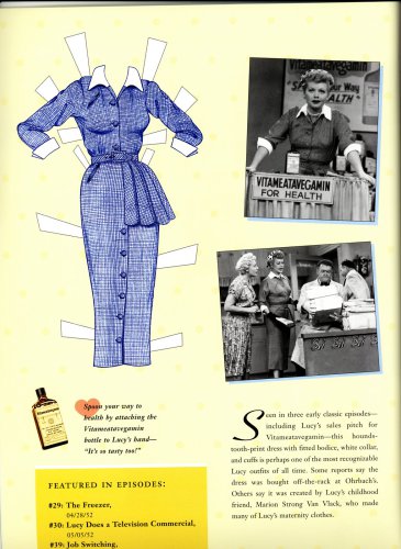 I Love Lucy Paper Doll Paper Dolls Alan Glaser Ric Carl