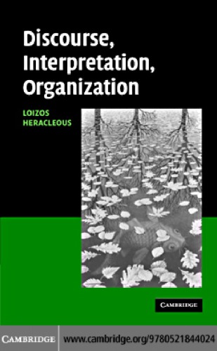Discourse Interpretation Organization Loizos Heracleous