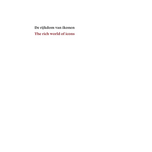The Rich World Of Icons Drs Ingrid Zoetmulder