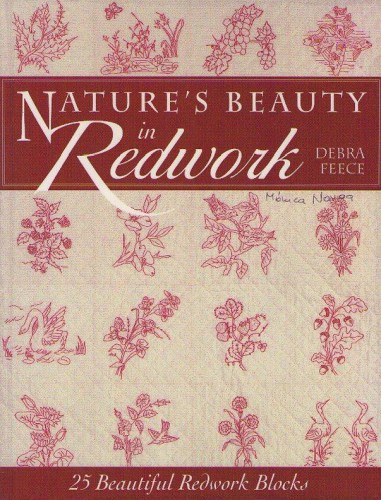 Natures Beauty In Redwork Debra Feece
