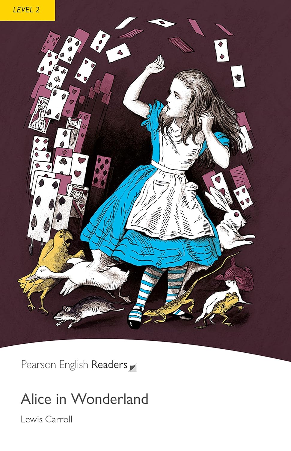 Alice In Wonderland Pearson English Readers Level 2 2nd Edition Lewis Carroll