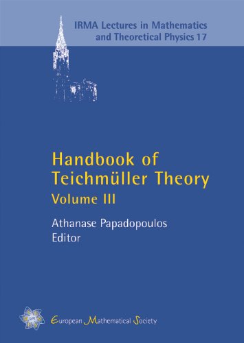 Handbook Of Teichmuller Theory Volume Iii Athanase Papadopoulos