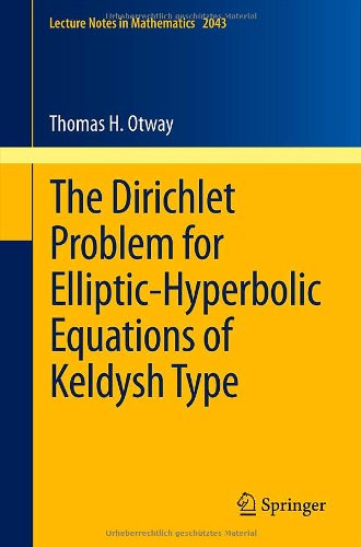 The Dirichlet Problem For Elliptichyperbolic Equations Of Keldysh Type 1st Edition Thomas H Otway Auth
