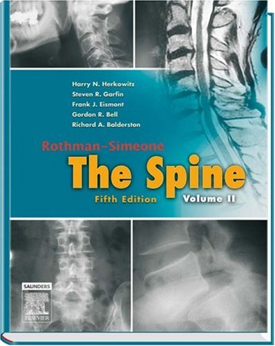 Rothmansimeone The Spine 2volume Set 5th Edition Harry N Herkowitz