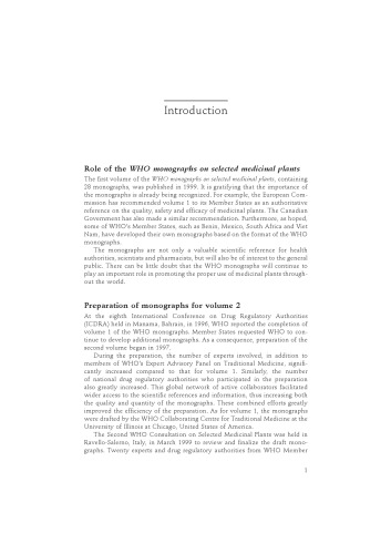 Who Monographs On Selected Medicinal Plants World Health Organization
