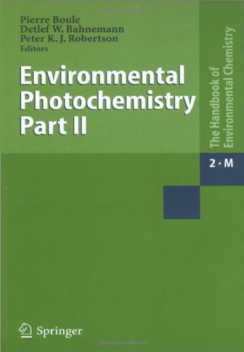 Environmental Photochemistry Part Ii Boule P Bahnemann Dw