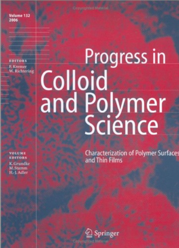 Progress In Colloid And Polymer Science Characterization Of Polymer Surfaces And Thin Films Grundke K