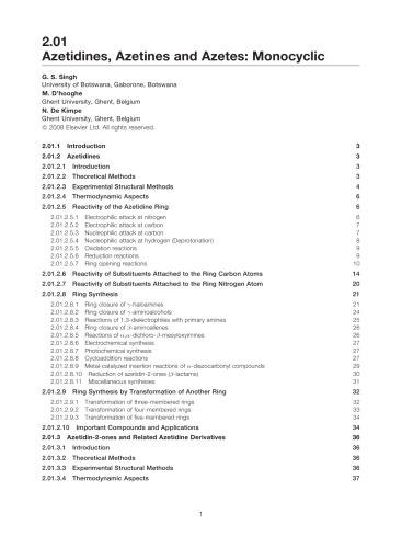 Compr Heterocyclic Chem Iii Vol 2 Fourmembered Heterocycles Katritzky Ar