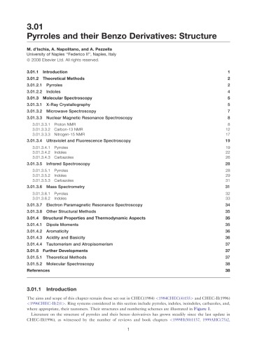 Compr Heterocyclic Chem Iii Vol 3 Fivemembered Rings With One Heteroatom Katritzky Ar