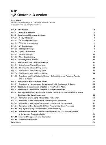 Compr Heterocyclic Chem Iii Vol 6 Other Fivemembered Rings With Three Or More Heteroatoms Katritzky Ar
