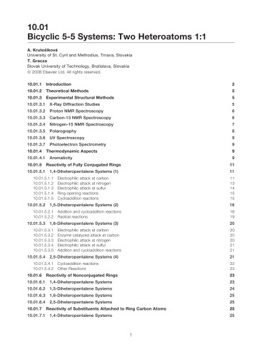 Compr Heterocyclic Chem Iii Vol10 Ring Syst With At Least Two Fused Heterocyclic Five Or Sixmemb Rings No Bridgehead Katritzky Ar