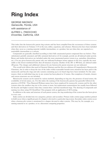Compr Heterocyclic Chem Iii Vol15 Ring Index Katritzky Ar