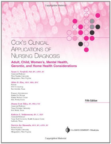 Clinical Applications Of Nursing Diagnosis Adult Child Womens Psychiatric Gerontic And Home Health Considerations 5th Edition Dr Helen Cox