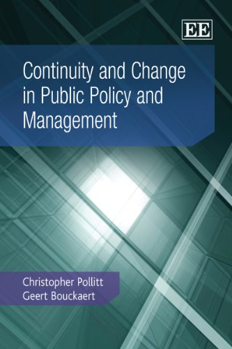 Continuity And Change In Public Policy And Management Christopher Pollitt
