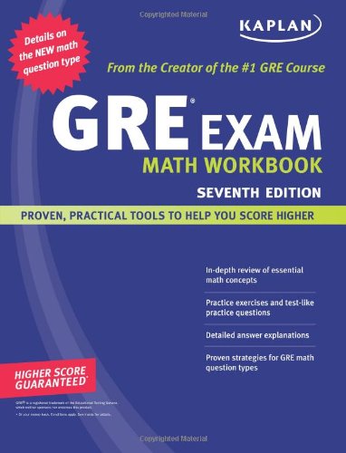 Kaplan Gre Exam Math Workbook Incomplete Version 7th Edition Kaplan