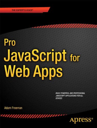 Pro Javascript For Web Apps 1st Edition Adam Freeman