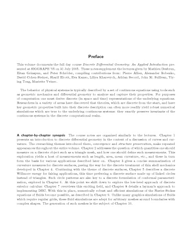 Discrete Differential Geometry An Applied Introduction Desbrun M