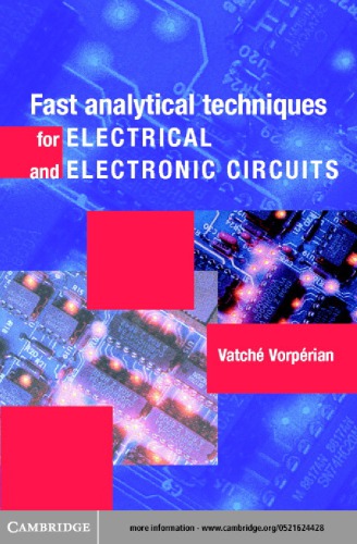 Fast Analytical Techniques For Electrical And Electronic Circuits Vorperian V