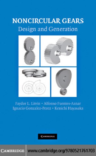 Noncircular Gears Litvin Fl Fuentesaznar A Gonzalezperez I
