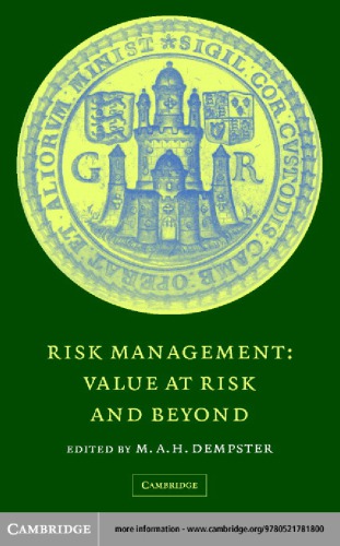 Risk Management Dempster Mah Ed