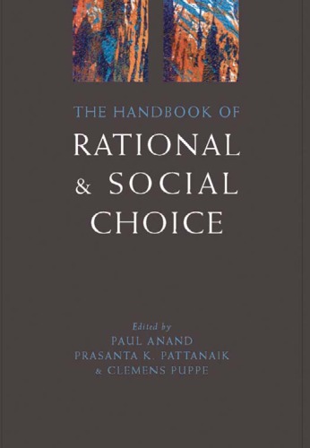 The Handbook Of Rational And Social Choice Anand P Pattanaik P