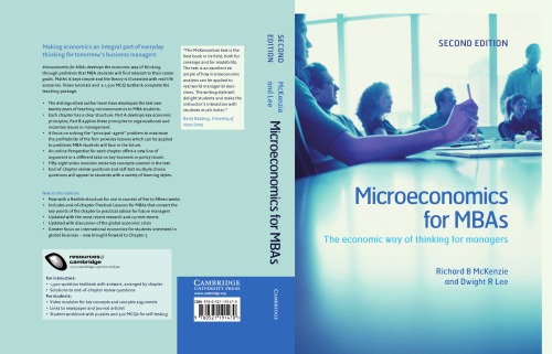 Microeconomics For Mbas 2ed Draft Mckenzie Rb