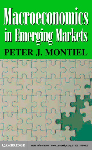 Macroeconomics In Emerging Markets Montiel Pj
