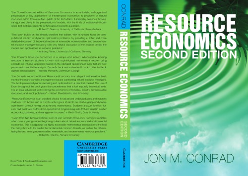 Resource Economics 2ed Draft Conrad Jm
