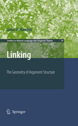 Linking The Geometry Of Argument Structure 1st Edition Janet H Randall Auth
