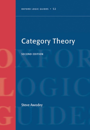 Category Theory 2nd Steve Awodey