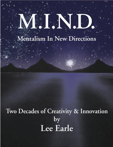 Mentalism In New Directions Lee Earle