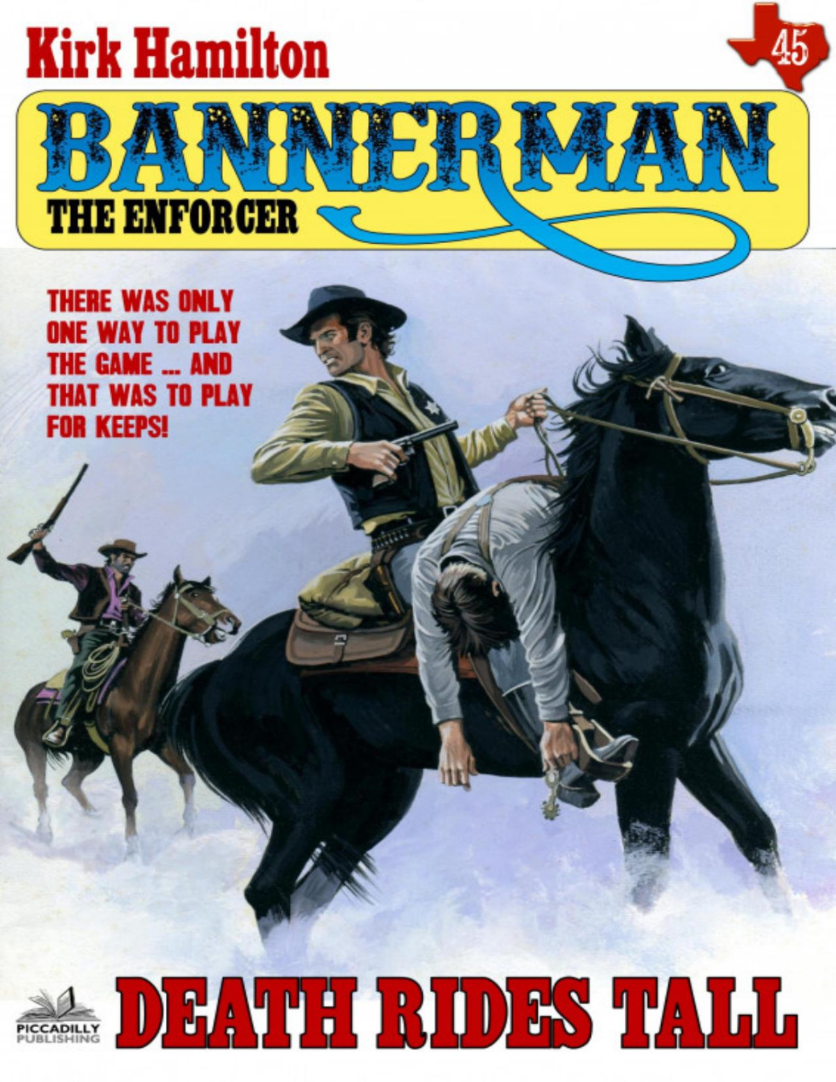 Bannerman The Enforcer 45 Death Rides Tall Kirk Hamilton