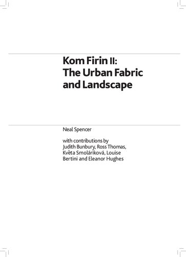Kom Firin Ii The Urban Fabric And Landscape Neal Spencer