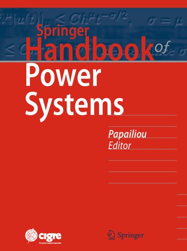 Springer Handbook Of Power Systems Konstantin O Papailiou