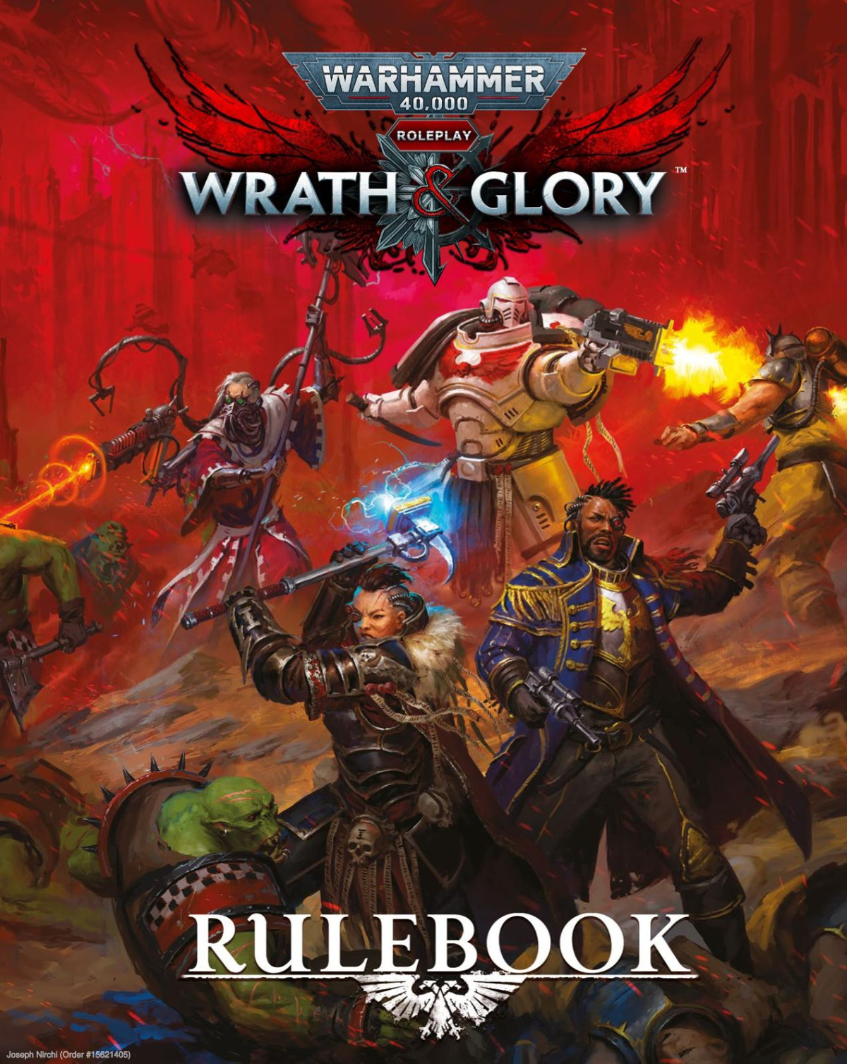 Warhammer 40000 Roleplay Wrath And Glory Rulebook 2nd Edition Zak Daleclutterbuck