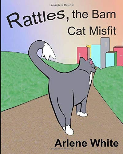 Rattles The Barn Cat Misfit Arlene White White Arlene