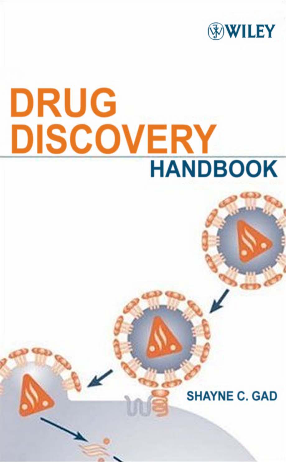 Drug Discovery Handbook Shayne C Gad