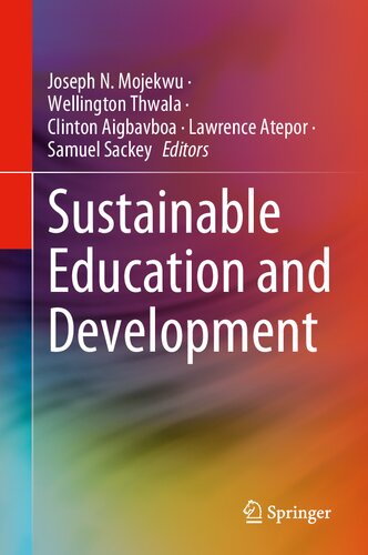 Sustainable Education And Development 1st Edition Joseph N Mojekwu
