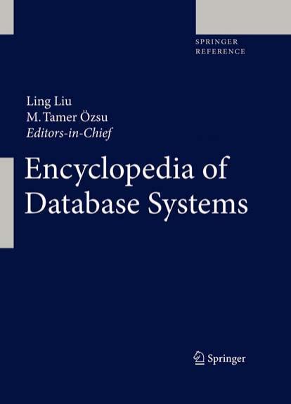 Encyclopedia Of Database Systems M Tamer Zsu Ling Liu