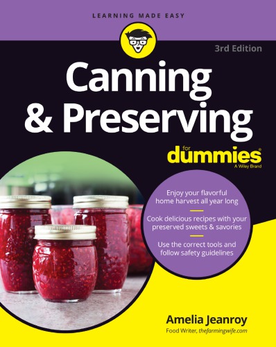 Canning Preserving For Dummies 3rd Edition Amelia Jeanroy