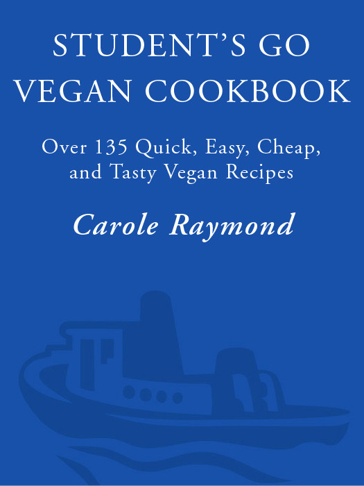 Students Go Vegan Cookbook Carole Raymond Raymond Carole