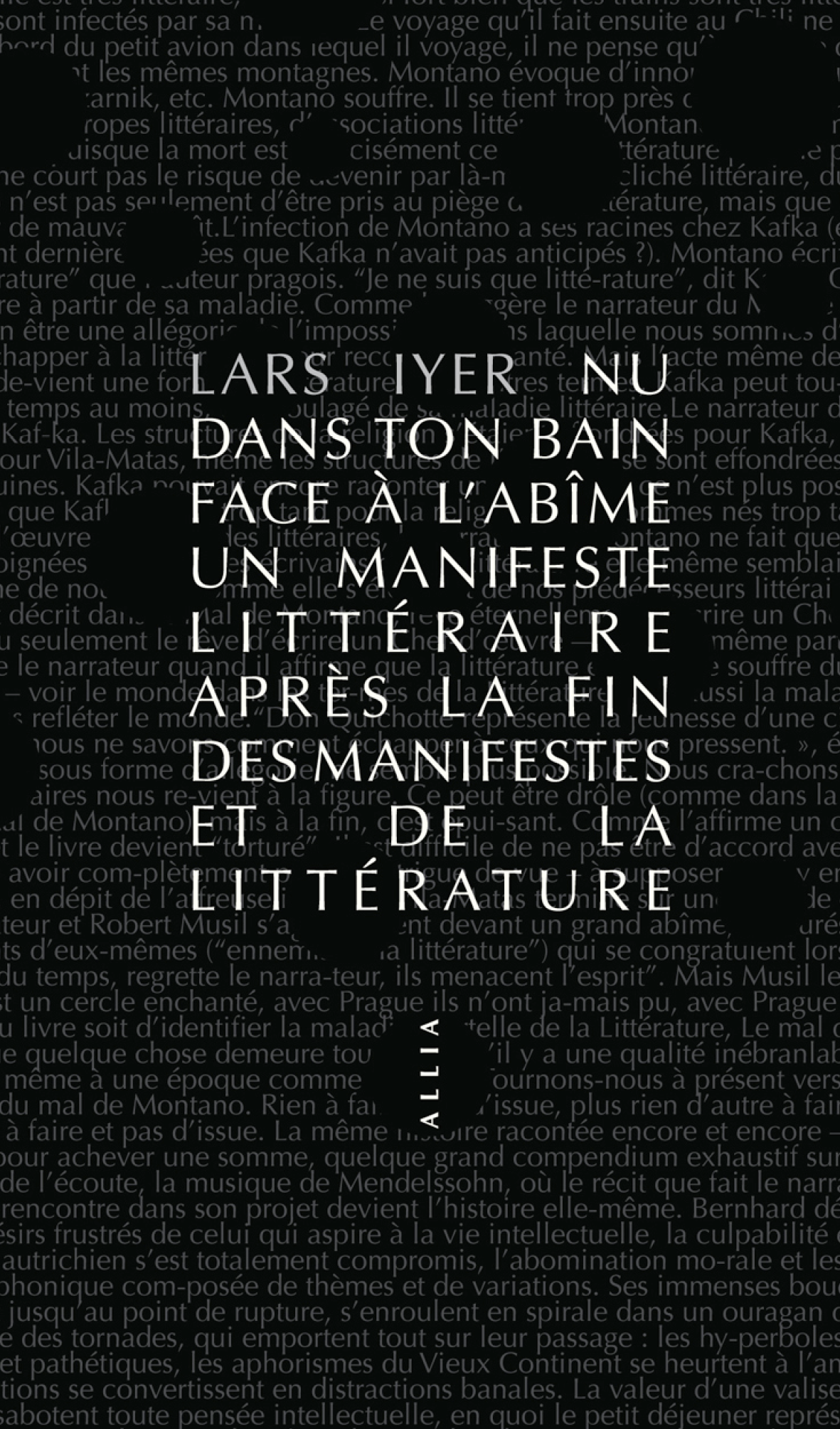 Nu Dans Ton Bain Face Labme Lars Iyer