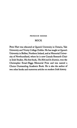Mick The Real Michael Collins Peter Hart