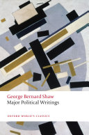 Major Political Writings George Bernard Shaw