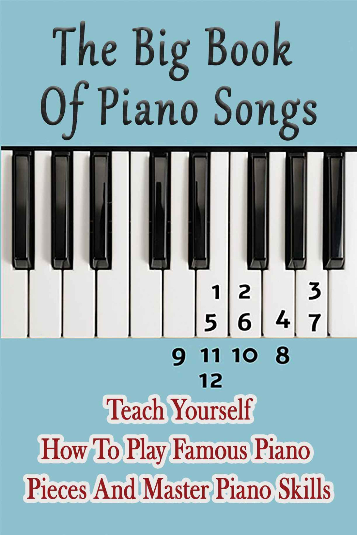 The Big Book Of Piano Songs Teach Yourself How To Play Famous Piano Pieces And Master Piano Skills Keef