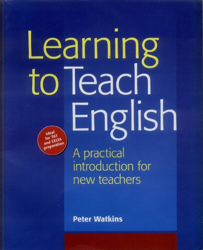 Learning To Teach English Peter Watkins
