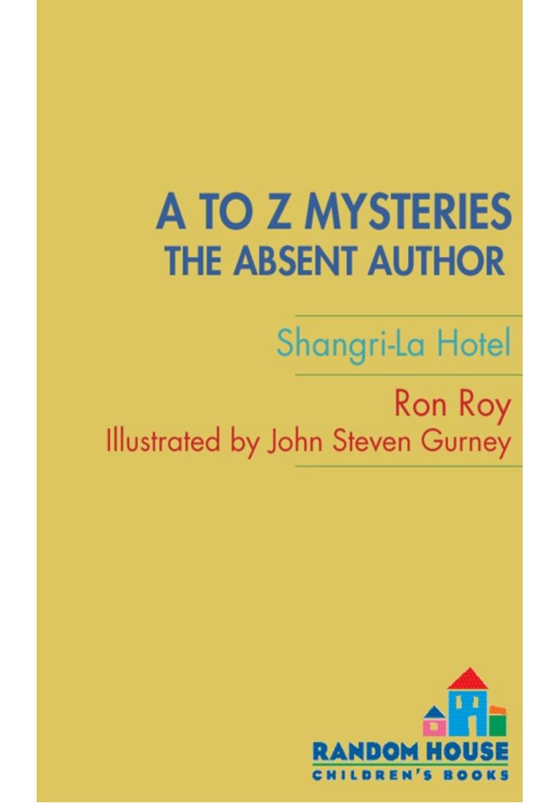 A To Z Mysteries The Absent Author Ron Roy