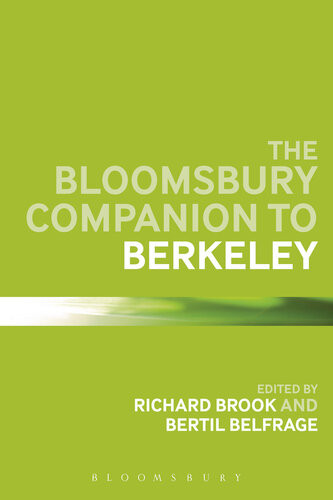 The Bloomsbury Companion To Berkeley Bertil Belfrage Richard Brook