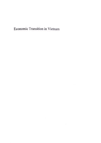 Economic Transition In Vietnam Trade And Aid In The Demise Of A Centrally Planned Economy Melanie Beresford
